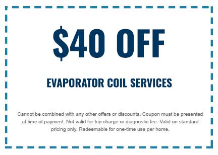 discount coupon on evaporator coil services