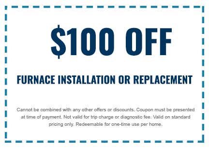 discount coupon on furnace installation or replacement